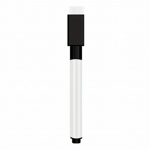 Marker czarny z gąbką