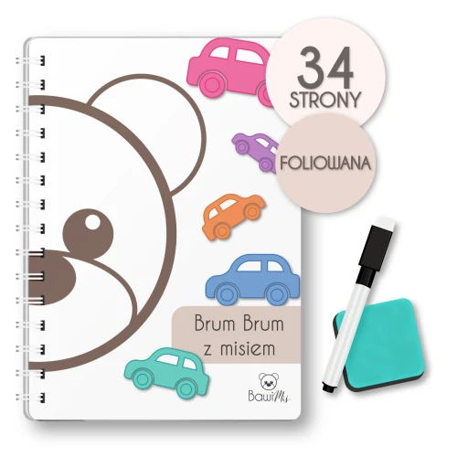 Książka "Brum Brum z Misiem" Foliowana