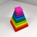Sorter drewniany piramida