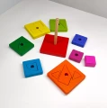 Sorter drewniany piramida